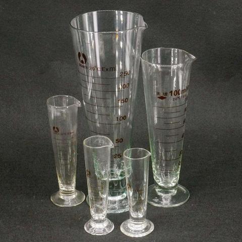 5/10/20/50/100/1000ml Lab Glass Footed Apothecary Measuring Cone Beaker Conical ► Photo 1/6