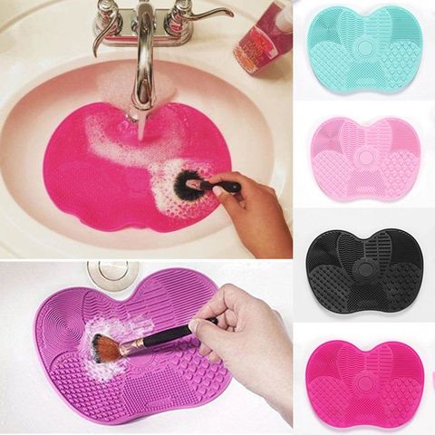 Newest Silicone Brush Cleaner Cosmetic Make Up Washing Brush Gel Cleaning Mat Foundation Makeup Brush Cleaner Pad Scrubbe Board ► Photo 1/6