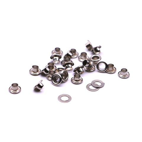 200 sets/pack 3|3.5|4mm (high)4mm Silver, gold,brown,Black nickel eyelets metal metal eyelets for shoes Q-01 ► Photo 1/3