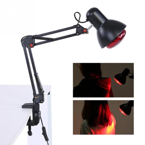 Floor Stand Massage Heating Therapy Light Infrared Heat Physiotherapy Lamp Pain Relief Health Care Black Electric Infrared Light ► Photo 1/6