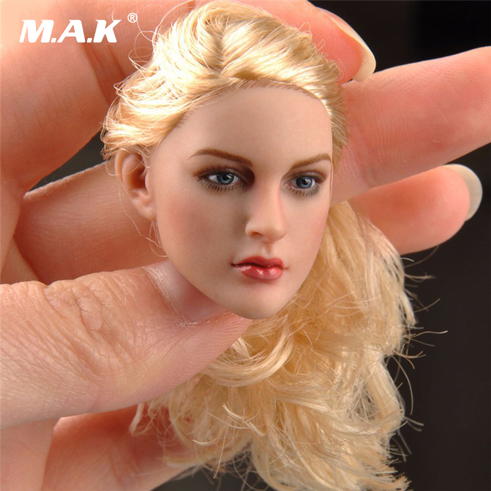 Europe Female Head Sculpt KIMI TOYS KT008 1/6 scale Action Figure Head Carving 