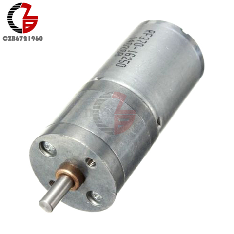 Motor Speed Reduction Gear Motor Electric 12V DC 60RPM Powerful Torque 25mm ► Photo 1/6