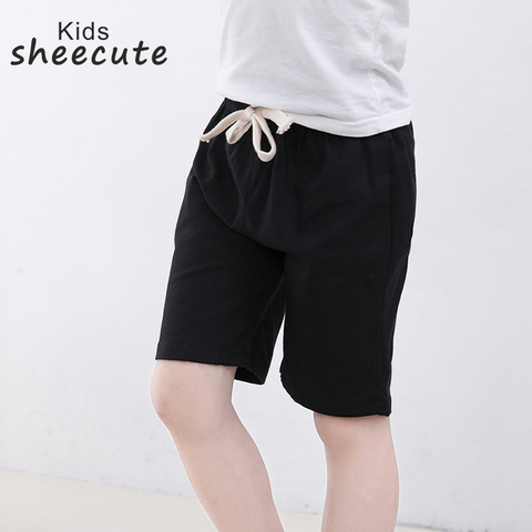 SheeCute New Arrival Summer Girls Shorts Kids Candy Color shorts Boys Casual Cotton Beach Shorts 10Color For 3-11Y SC1104 ► Photo 1/6