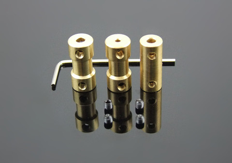 1pcs K546 Copper Shaft Connector Coupling Coupler Shaft To Shaft 22 Styles DIY Toy Car Boat Helicopter Parts Model Airplane ► Photo 1/5