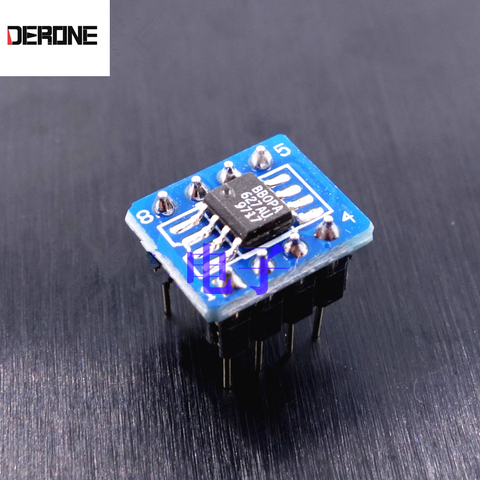 1 piece  OPA627 Single op amp SMD to DIP ► Photo 1/2