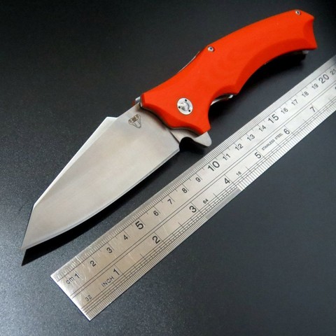 High Quality Snake head G10 folding knife Imitate Medford knife Use 9cr steel +Hardness 59HRC ball bearing knives outdoor tool ► Photo 1/6