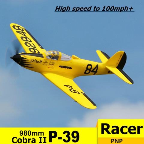 FMS RC Airplane 980mm P-39 P39 Cobra II High Speed Racing 4S 6CH Durable EPO PNP Scale Radio Control Model Plane Aircraft Avion ► Photo 1/6