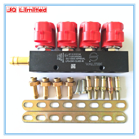 CNG Silent high speed CNG LPG Injector Rail 3Ohms for 4cylinder Sequential injection System Common Injector Rail and accessories ► Photo 1/6