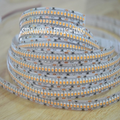 CRI >95+Ra SMD3528 Single Row LED Strip Lights Non Waterproof DC12/24V 5meter 1200leds for Indoor Continuous Lighting ► Photo 1/6