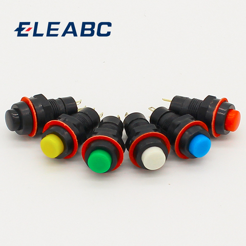 6pcs Self-locking Push Button Switch 10mm ► Photo 1/6