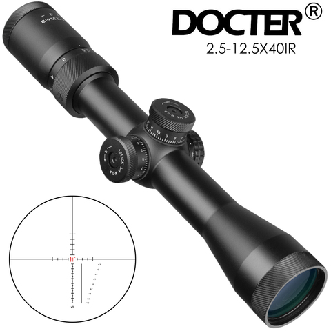 DOCTER 2.5-12.5X40 IR Scopes Hunting Air Rifle Scope Wire Rangefinder Reticle Mil Dot Reticle Riflescope Tactical Optical Sights ► Photo 1/6