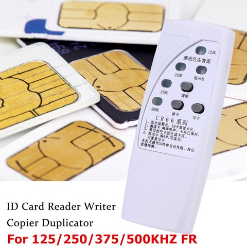 RFID ID Card Copier 125/250/375/500KHz CR66 RFID Scanner Programmer Reader Writer Duplicator With Light Indicator Sensitively ► Photo 1/6