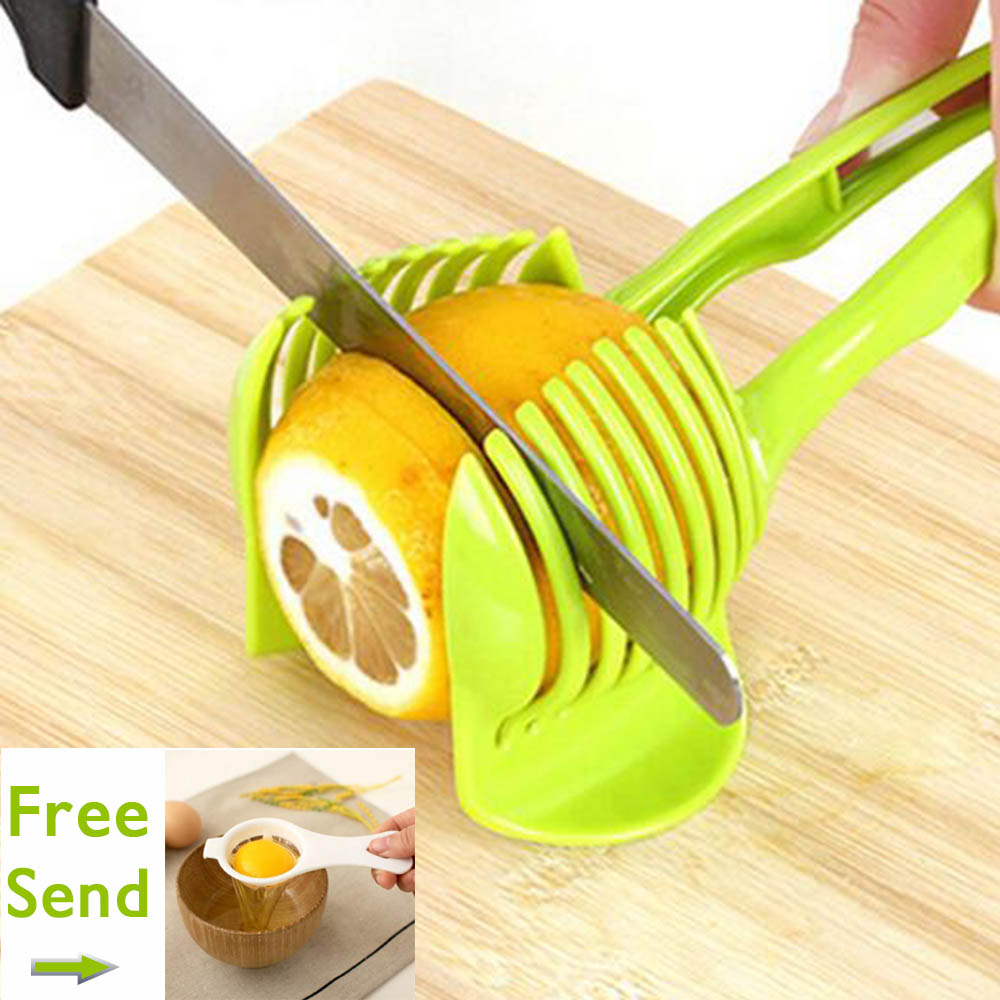 1PC Plastic Green Manual Slicers Tomato Slicer Fruits Cutter Tomato Lemon  Cutter Assistant Lounged Cooking Holder Kitchen Tool C - Price history &  Review, AliExpress Seller - Tinys Kitchen Store