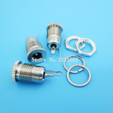 5PCS/LOT DC099 5.5 mm x 2.1mm DC Power Jack Socket Female Panel Mount Connector DC-099 5.5*2.1mm ► Photo 1/1