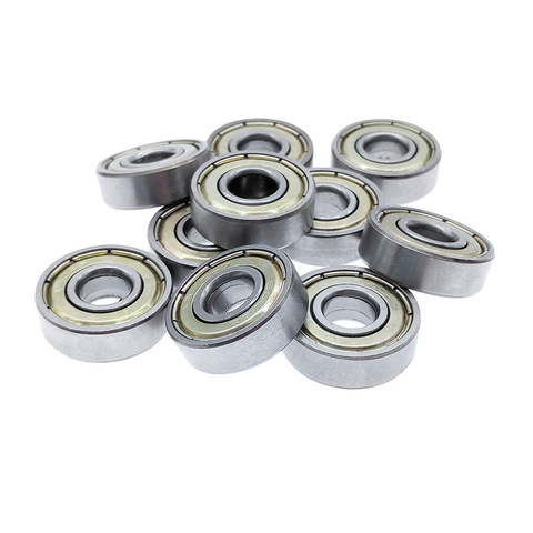 10pcs/set 608 Ball bearings 8*22*7mm double shielded miniature bearing steel 608ZZ bearing for fidget spinner ► Photo 1/5
