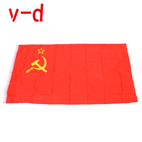 xvggdg  flag 90 x 150 cm CCCP flag Red revolution Union of Soviet Socialist Republics Indoor Outdoor USSR FLAG Russian flag ► Photo 1/1