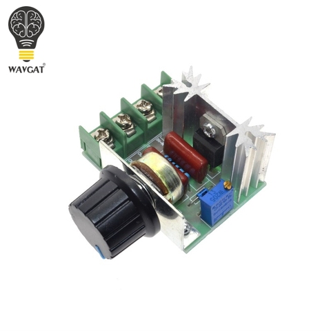 WAVGAT High Quality 2000W AC 220V SCR Electronic Voltage Regulator Module Speed Control Controller Worldwide Top Sale ► Photo 1/6