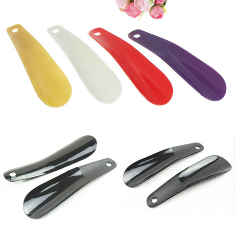 16cm Shoe Horns Professional Black Plastick Shoe Horn Spoon Shape Shoehorn Shoe Lifter Flexible Sturdy Slip 5Colors ► Photo 1/6