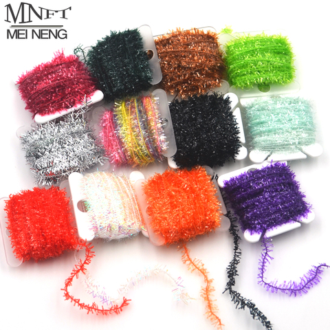 MNFT 10 Color 100m/Lot Fly Fishing Tinsel Chenille Crystal Flash Line Rig  Bait Making Assorted Fly Tying Streamer Flies Material - Price history &  Review