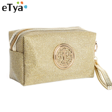 eTya Women Cosmetic Bag Travel Make Up Bags Fashion Ladies Makeup Pouch Neceser Toiletry Organizer Case Clutch Tote Hot Sale ► Photo 1/6