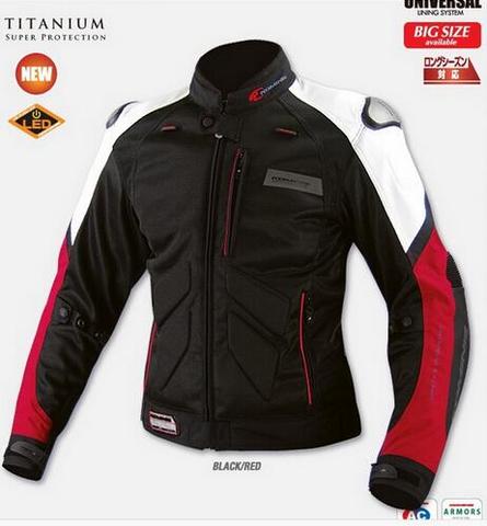 Komine Wholesale Komine JK-036 Titanium Mesh Skin Motorcycle Jacket Men Jackets Motocross MOTO GP racing jacket ► Photo 1/6