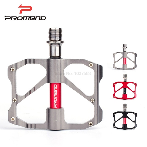 Promend 2017 MTB Mountain Road Bicycle Bike Pedal Slip-resistant Ultra-light Aluminum Alloy 3 Ball Bearing Cycling Pedals ► Photo 1/5