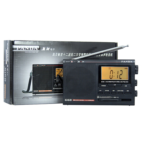 Panda 6168 whole band second frequency conversion stereo portable semiconductor radio elderly ► Photo 1/1