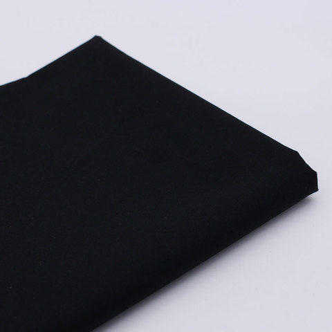 Pure Black Cotton Fabric For Sewing DIY Handmade Hometextile Cloth Tissues Patchwork Fabrics Tissue Home Textile Telas Tecido ► Photo 1/6