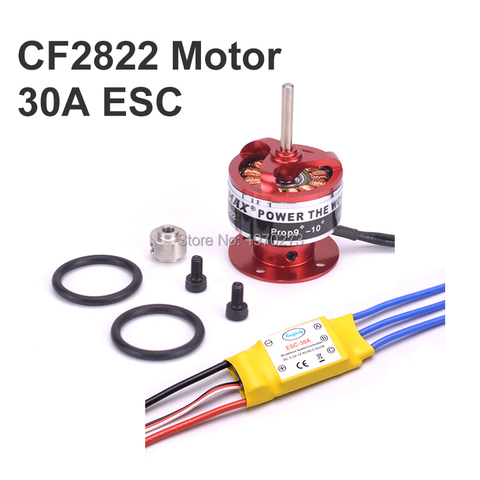 CF2822 Brushless Motor + 30A Brushless ESC Speed Controller For RC 450 Quadcopter Multicopter Airplane ► Photo 1/6