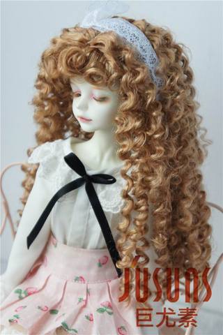 JD145  MSD synthetic mohair doll wigs size 7-8inch Long curly BJD hair  1/4 Doll accessories ► Photo 1/6