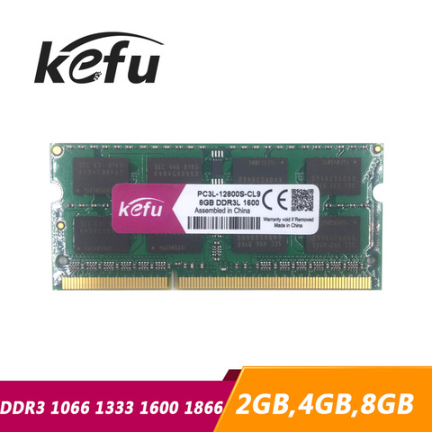 Wholesale Laptop Ram DDR3 4GB 8GB 2GB 1066mhz 1333mhz 1600mhz 1866Mhz DDR3 DDR3L 4G 8G 2G Memory Notebook Memoria Sdram SODIMM ► Photo 1/6