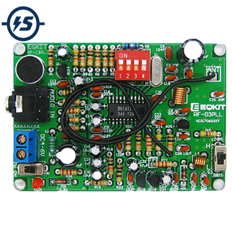 FM Transmitter Module 87-108MHz FM Frequency Modulation Wireless Microphone Module DIY FM Transmitter Board Parts Stereo DC 4-6V ► Photo 1/6