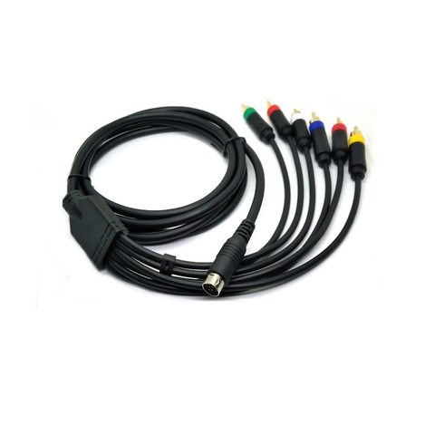 For SEGA Saturn RGB/RGBS RCA Composite Cable For Sony PVM BVM NEC XM UPSCALER BNC Not Component ► Photo 1/5