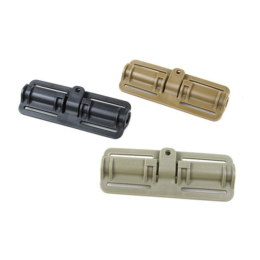 FMA AIRSOFT 3 TYPE MOLLE VEST ADAPTOR SET FOR 25mm WEBBING PIPE CLIP TORCH RAIL 