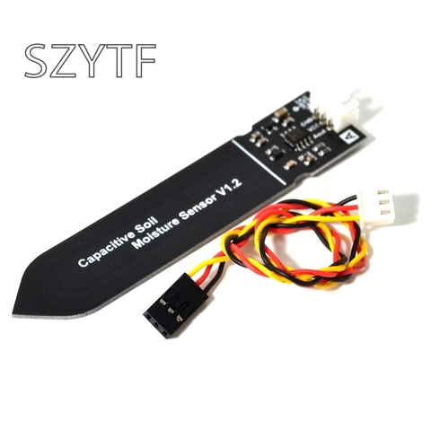 10pcs Capacitive soil moisture sensor not easy to corrode wide voltage wire for arduino ► Photo 1/4
