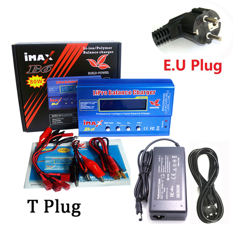 IMAX B6 80W Lipo Battery Charger Lipro Balance Charger iMAX B6 charger Balance Charger Turnigy For RC Helicopter 12v 6A adapter ► Photo 1/6