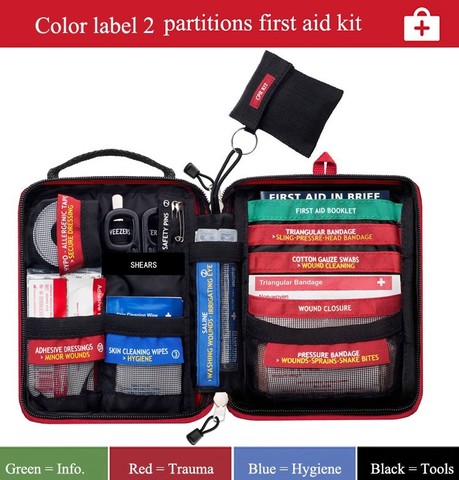 Mini Emergency Survival Gear and Medical First Aid Kit Portable Emergency Survival Medical Bag for Car Camping Home Travel ► Photo 1/5