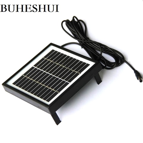 BUHESHUI 3W 12V  2W 12V 1W 6V Solar Cell Polycrystalline DIY Solar Panel Power System For Battery Charger Light DC 5521 Cable 3M ► Photo 1/1