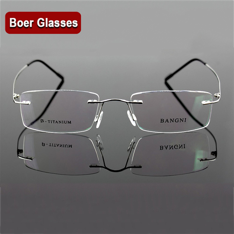 Beta titanium rimless glasses hinge  non-screw  flexible eyeglasses glasses prescription spectacle optical frame 2014 ► Photo 1/6