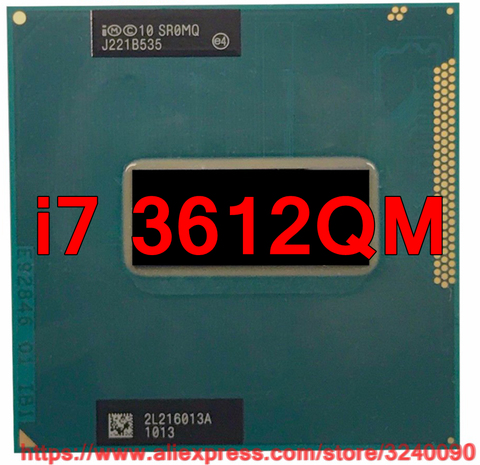 Original Intel Core CPU i7 3612qm SR0MQ (6M Cache/2.1GHz/Quad-Core) i7-3612qm Laptop processor free shipping ► Photo 1/1