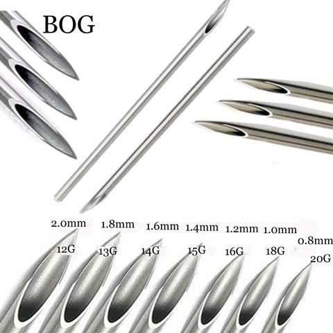 BOG-1PC Tri-Beveled Medical Grade Surgical Steel Body Piercing Needle Sterile Needles Supply ► Photo 1/3