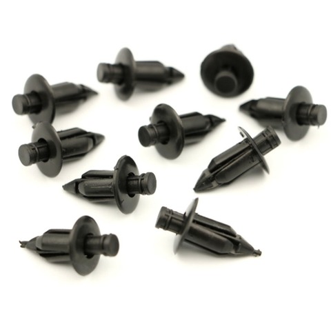 Stock 10X 4mm 5mm 6mm Rivet Fairing Body Trim Panel Fastener Screw Push Pin Clips nut For Suzuki Honda Yamaha Kawasaki Universal ► Photo 1/6