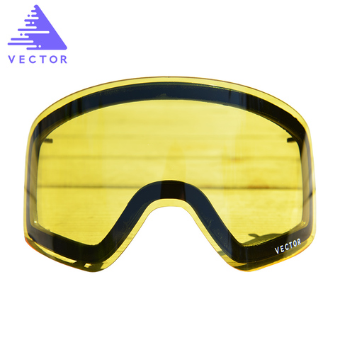 Only Lens For HXJ20011 Anti-fog UV400 Skiing Goggles Lens Glasses Weak Light tint Weather Cloudy Brightening ► Photo 1/6