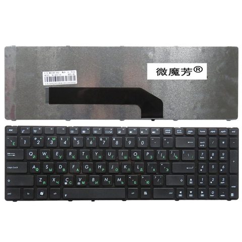RU black New FOR ASUS K50I K50IJ K50C K50AB K50AD K50AF K50IN P50 P50IJ Laptop Keyboard Russian ► Photo 1/2