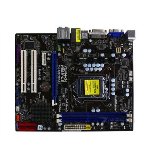 For ASRock H55M-LE Original Motherboard LGA 1156 DDR3 H55 H55M LE Desktop Mainboard SATA II Systemboard Used ► Photo 1/2
