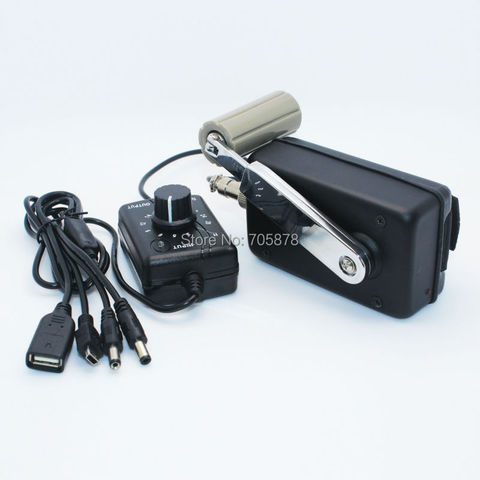 Outdoor Portable Phone Charger Civil Hand Crank Generator Small Dynamo with DC-DC Converter ► Photo 1/6