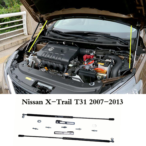 2Pcs Car Gas Shock Hood Strut Damper Lift Front Engine Hood Support Rod Lift for Nissan X-Trail T31 2007 2008 2009 2010-2013 ► Photo 1/6