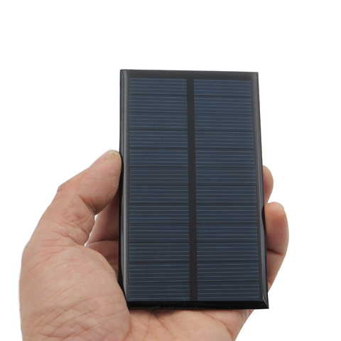 6V 167mA 1Watt 1W Solar Panel Standard Epoxy Polycrystalline Silicon DIY Battery Power Charge Module Mini Solar Cell toy ► Photo 1/5
