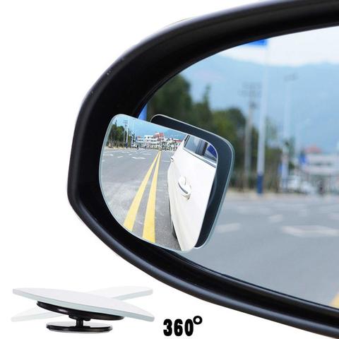 1 Pair Universal Adjustable car mirror Car Auto Wide Angle Side Rearview Adjustable Blind Spot Mirror заднего вида Accessories ► Photo 1/6