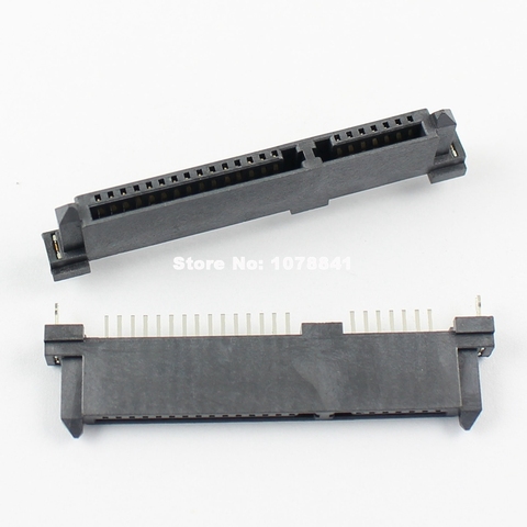 10 Pcs Per Lot SATA 7+15 Pin 22 Pin Straight DIP Female Hard Drive HDD Connector Adapter ► Photo 1/5